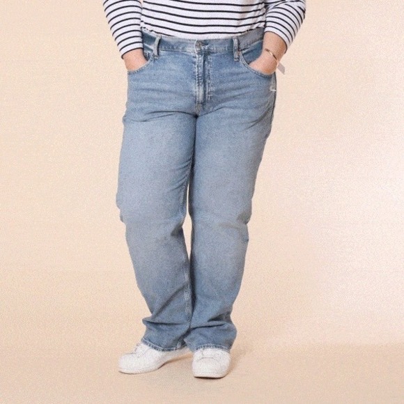 NWT Gap Denim 90s Loose Fit Mid Rise Jeans Womens Sz 20/35R Vintage wash - Picture 1 of 13